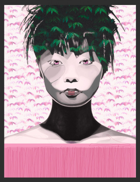 | Femme, Misato Rose | Illustration Portrait 